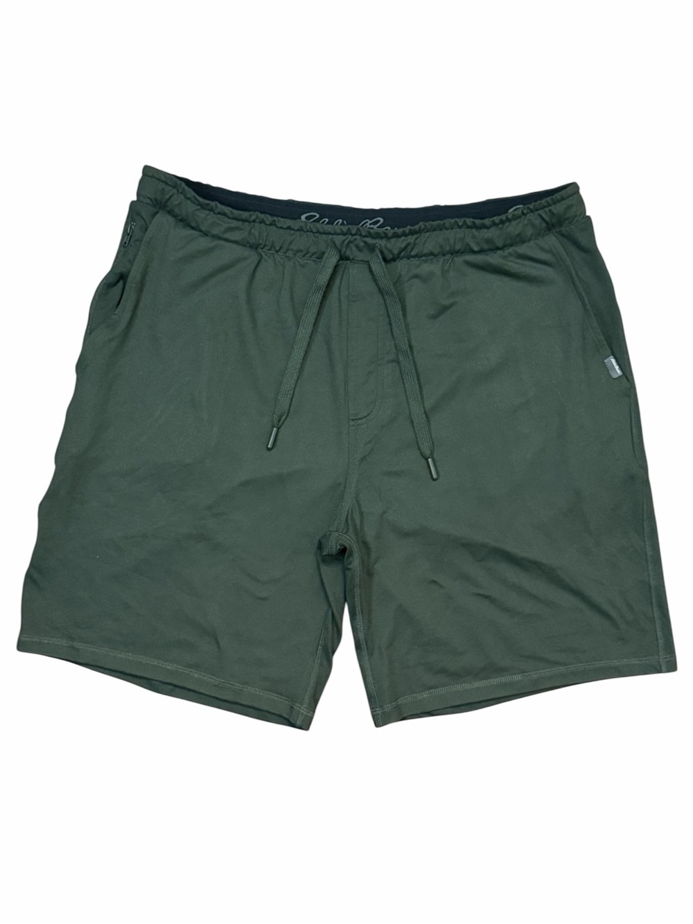 Eddie Bauer Lounge Wear Men's Dark Olive Green Drawstring Shorts Sleep Shorts